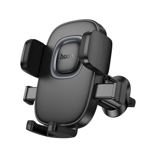 Hoco One Button Car Holder for Air Outlet H75 - Black Metal Gray